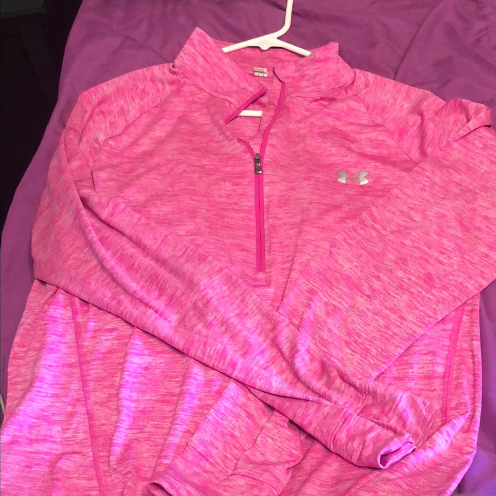 Pink Under Armour quarter zip!